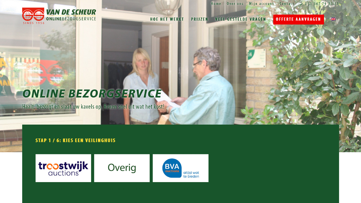 Online Bezorgservice webshop