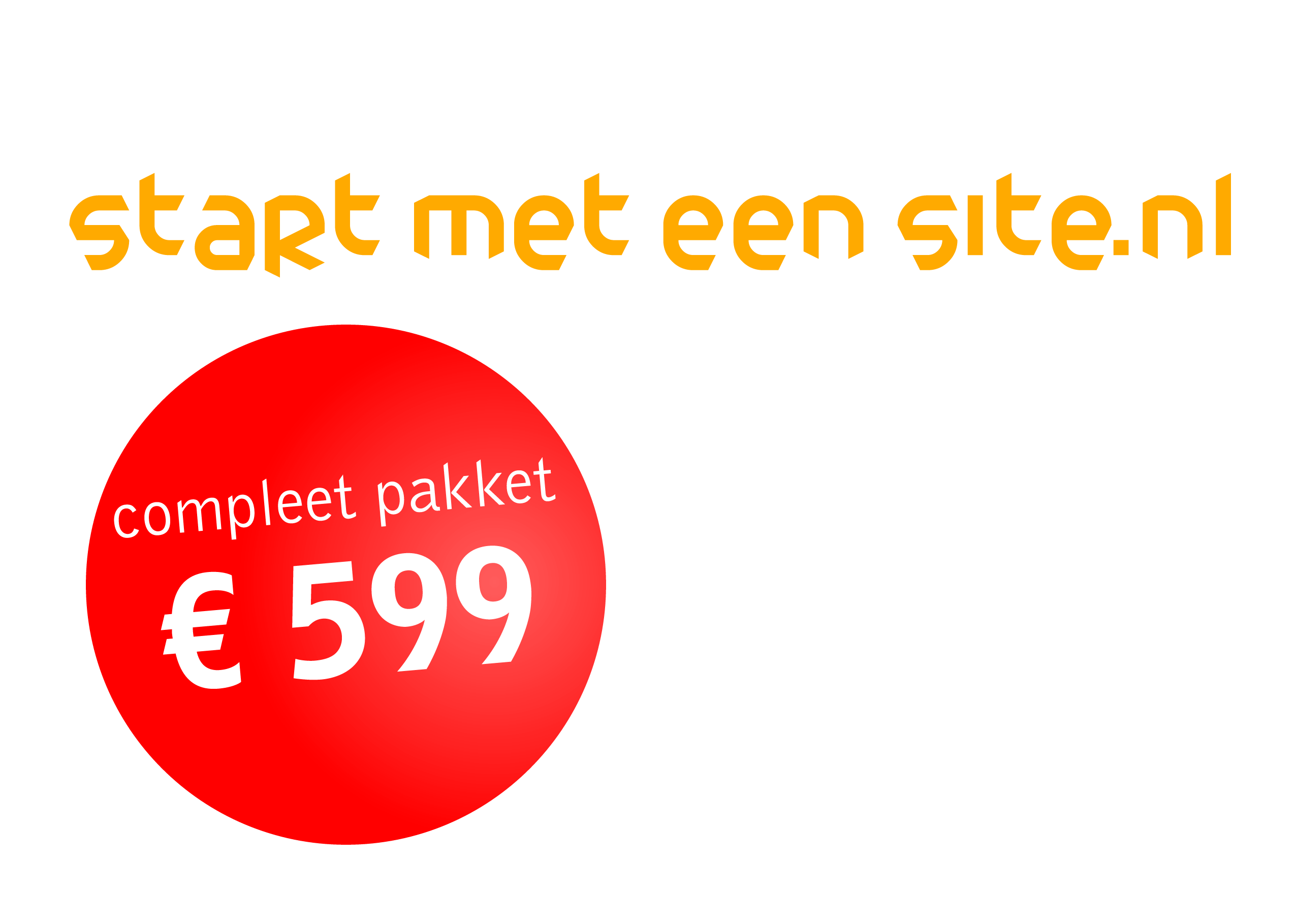 Start met een site Start met een site