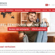 Recent opgeleverd: Transpack website
