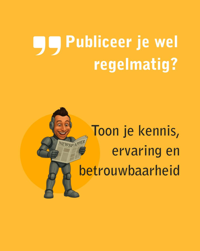 Je hebt geïnvesteerd in een prachtige website, maar vergeet je niet één cruciaal onderdeel?✅ Vergroot je zichtbaarheid in zoekmachines én AI
✅ Laat zien dat jij de expert en autoriteit bent op jouw vakgebied
✅ Bouw aan betrouwbaarheid en professionaliteit
✅ Creëer kansen, ieder bericht kan een ingang zijn voor een leadWanneer heb jij voor het laatst iets op je website gepubliceerd?Hulp nodig bij het maken van een bericht met onze AI oplossing?
🌐 websols.nl/contact/
📧 sales@websols.nl
📞 +31 347 722 051Laat een ❤️ achter of deel dit bericht met iemand die dit ook moet horen.#marketing #digitalmarketing #contentmarketing #seo #ondernemen #onlinezichtbaarheid #vindbaarheid #leadgeneratie #aicontent #aivindbaarheid #linkbuilding #websiteontwikkeling #bedrijfsstrategie #ondernemers #zakelijkgroeien